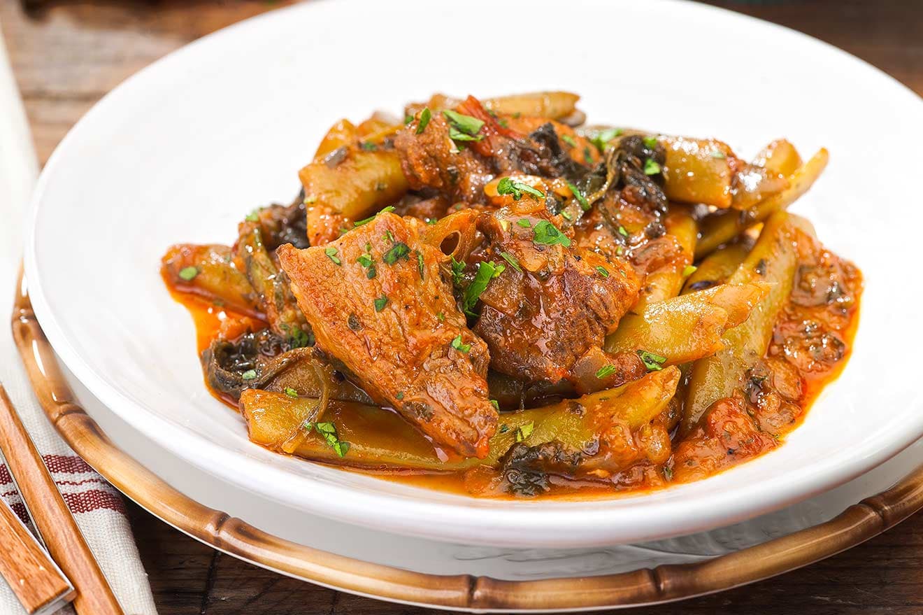 Χοιρινό με φασολάκια